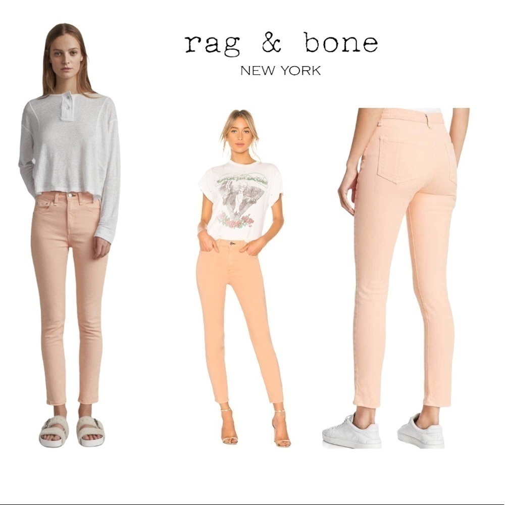 𝅺rag & Bone Prairie Sun High Rise Skinny Jean
